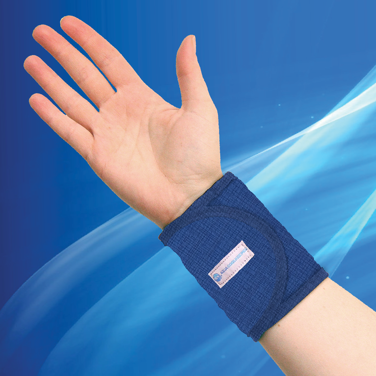 Aqua Coolkeeper Cooling Wristband Pacific Blue