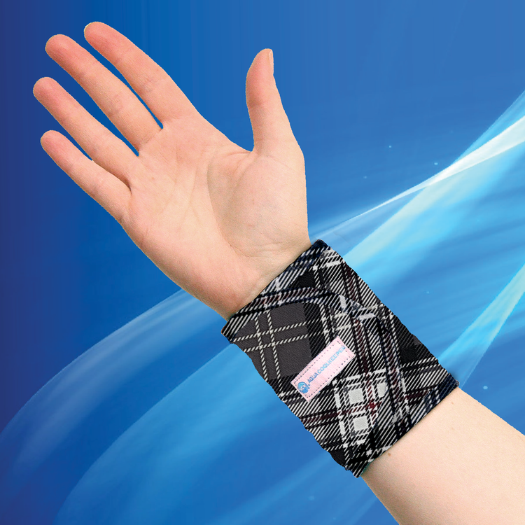 Aqua Coolkeeper Cooling Wristband Scottish Grey