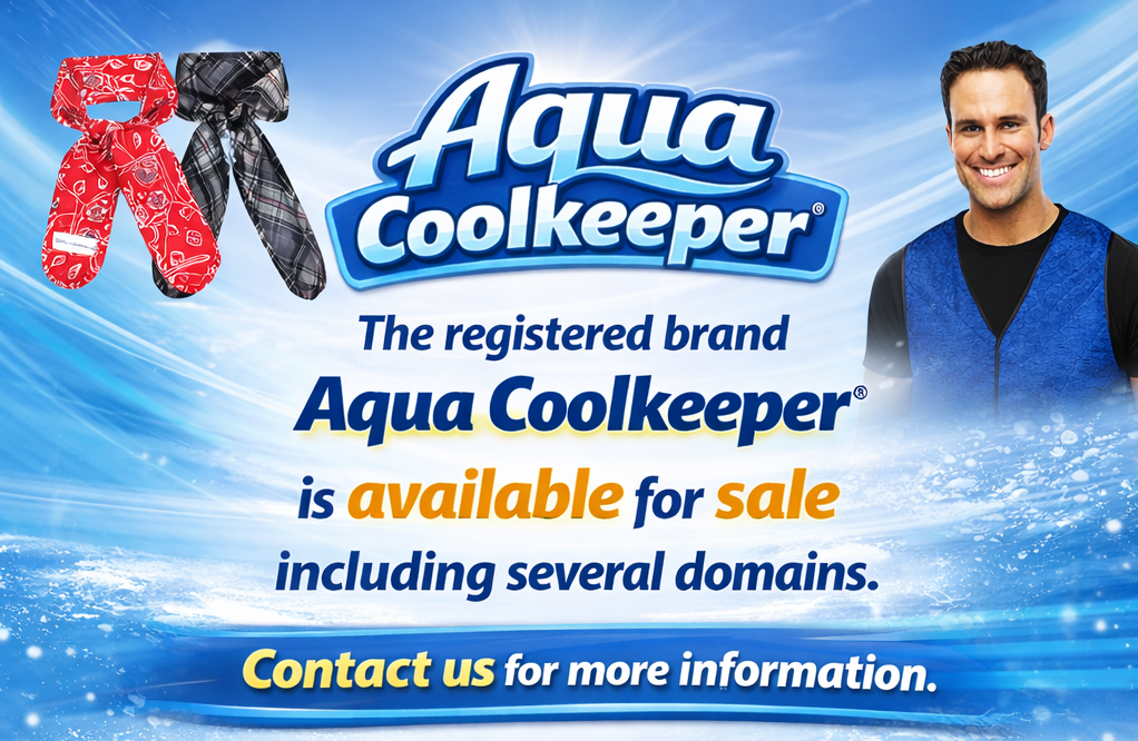 The registered brand Aqua Coolkeeper® is available for sale including several domains. Contact us for more information.